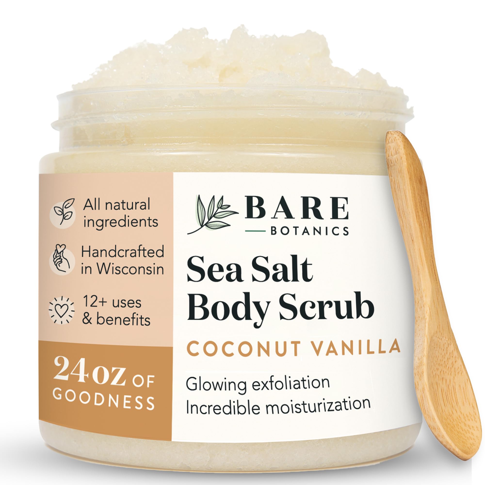 Bare Botanics Coconut Vanilla Body Scrub