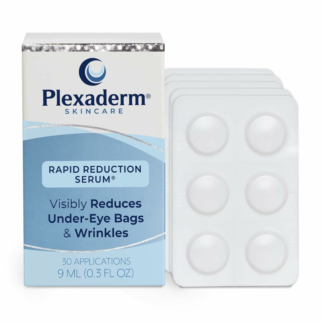 Plexaderm Rapid Reduction Eye Serum Pods - Advanced Formula - Anti Aging Serum Visibly Reduces Under Eye Bags, Wrinkles, Dark Circles, Fine Lines & Crow's Feet Instantly