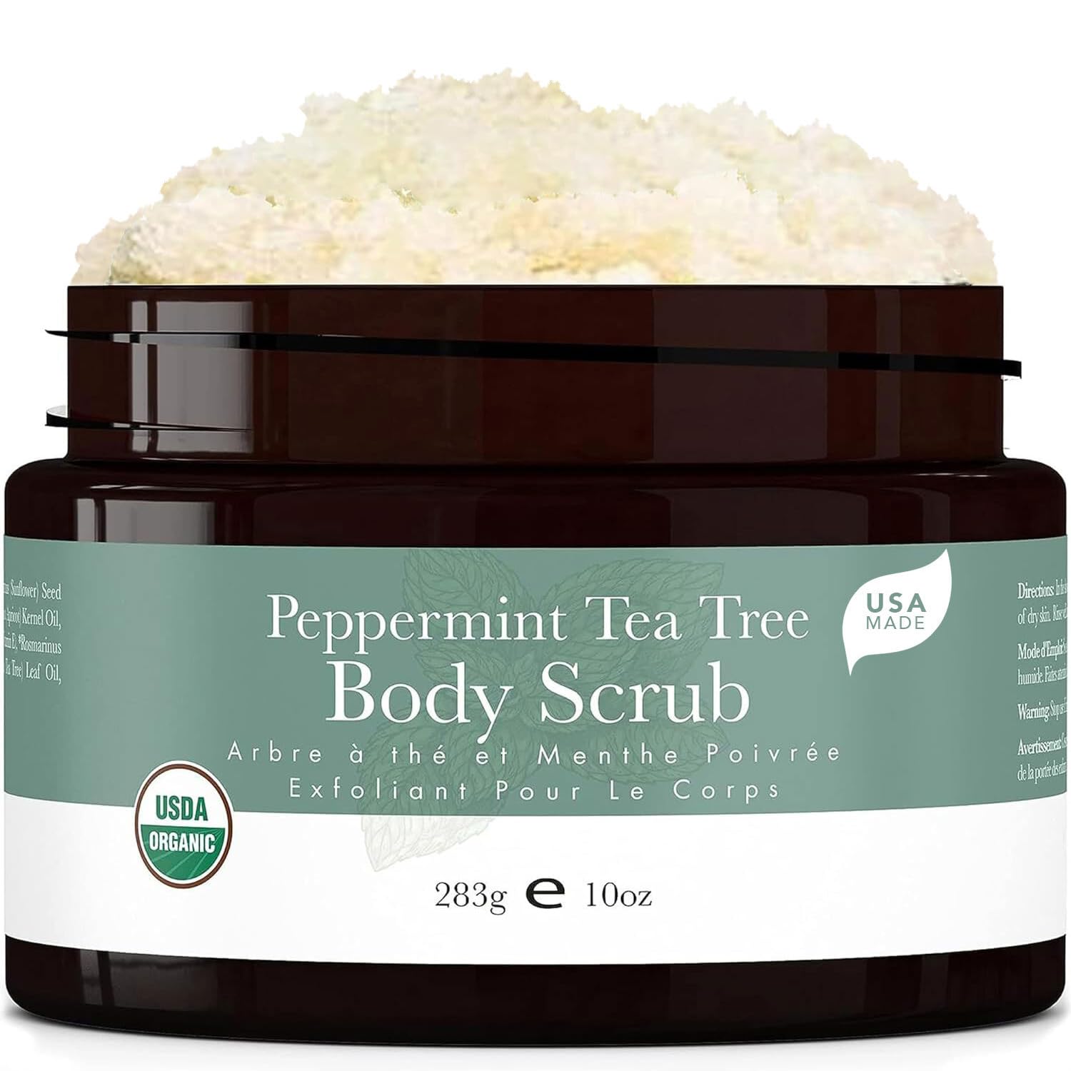 Peppermint Tea Tree Organic Body Scrub