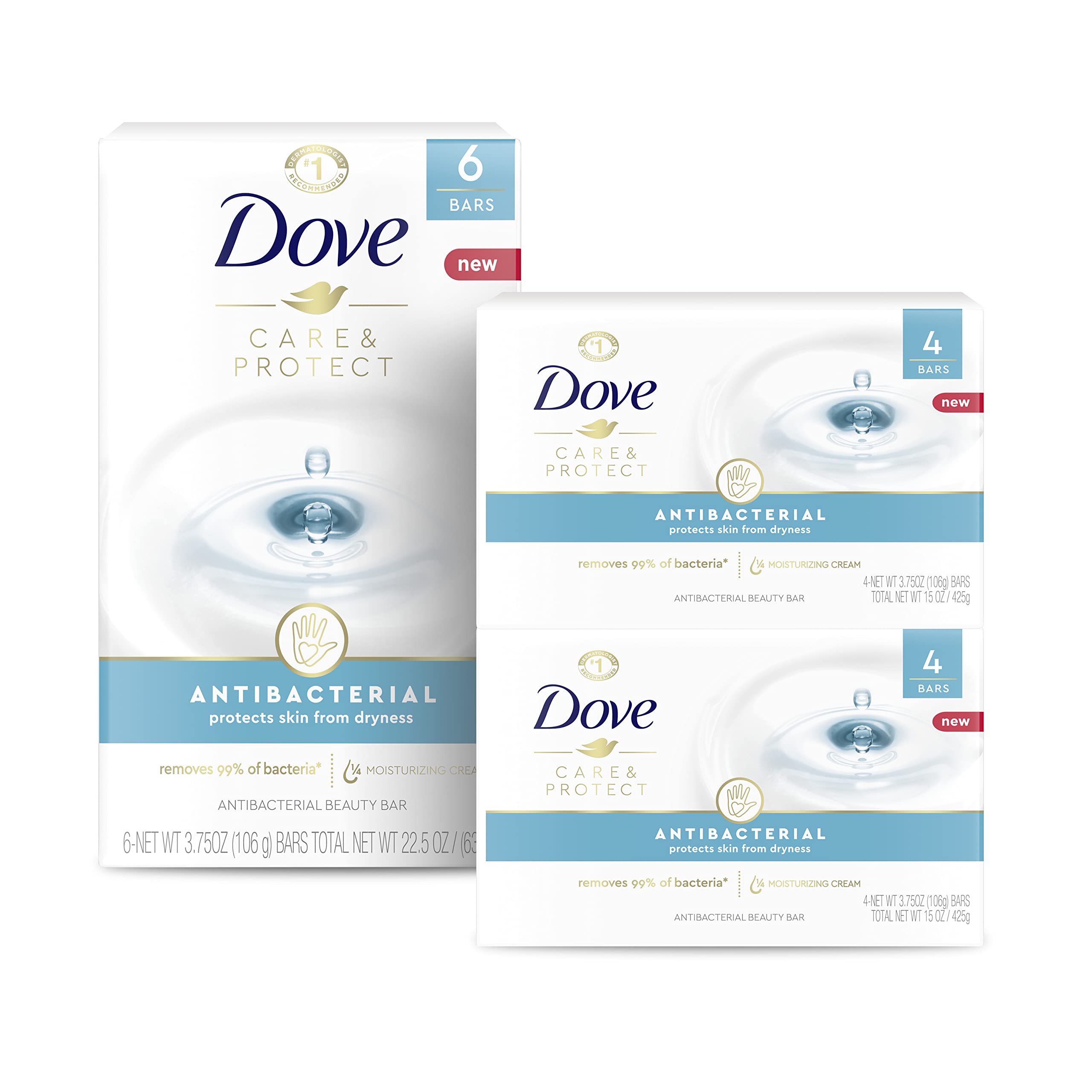 Dove Beauty Bar Anti-bacterial Package