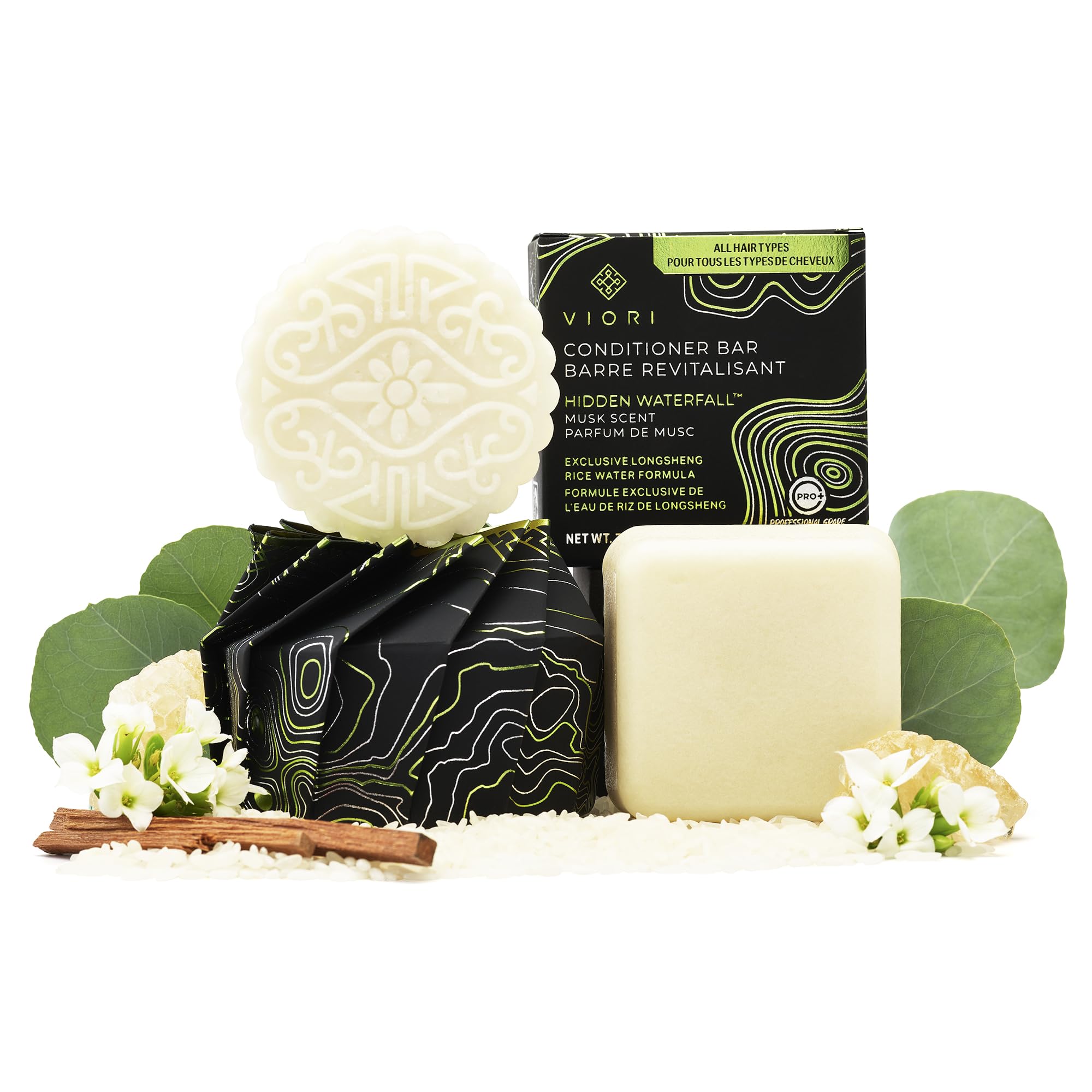 Viori Hidden Waterfall Shampoo and Conditioner Bar Set