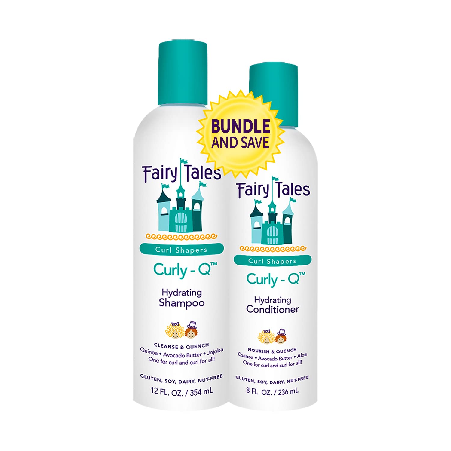 Curly Q Hydrating Shampoo and Conditioner Set