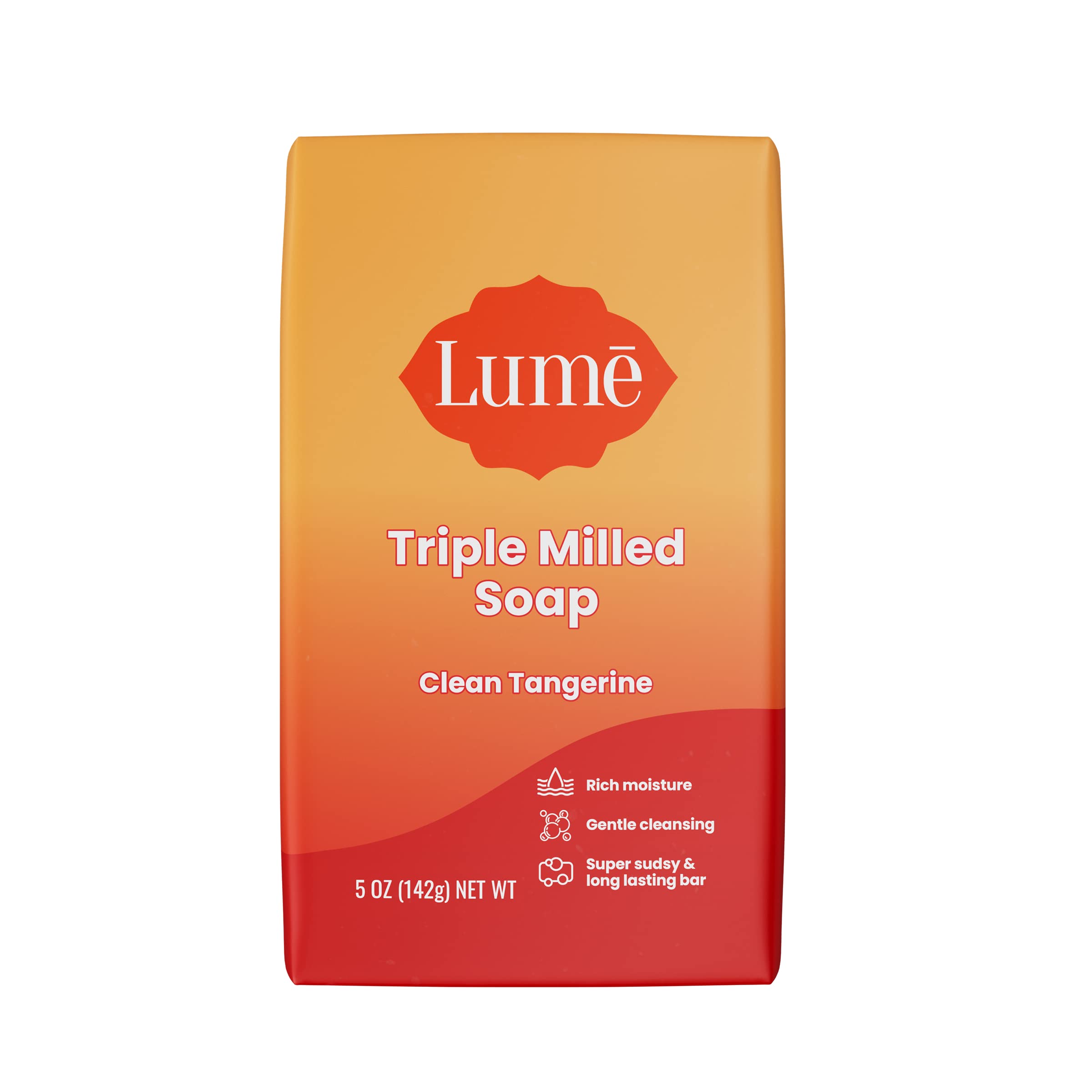 Lume Triple Milled Soap - Clean Tangerine