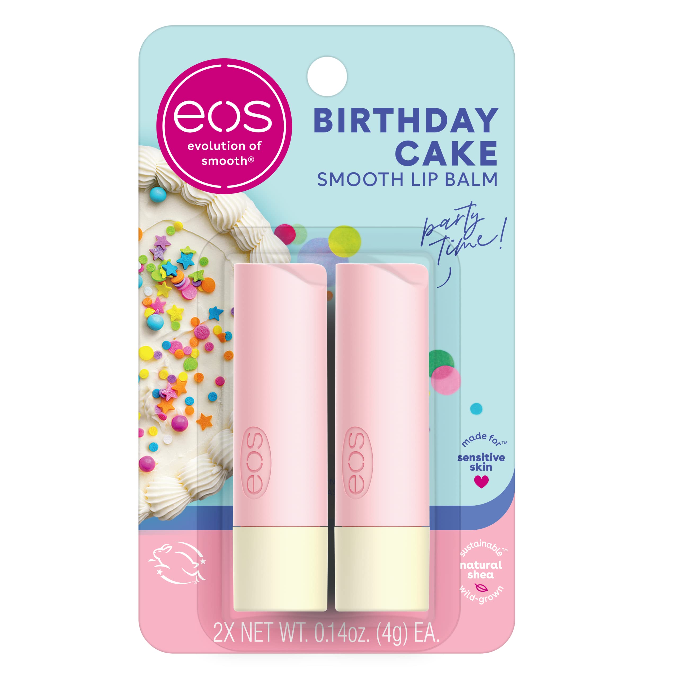 eos Natural Shea Lip Balm - Birthday Cake