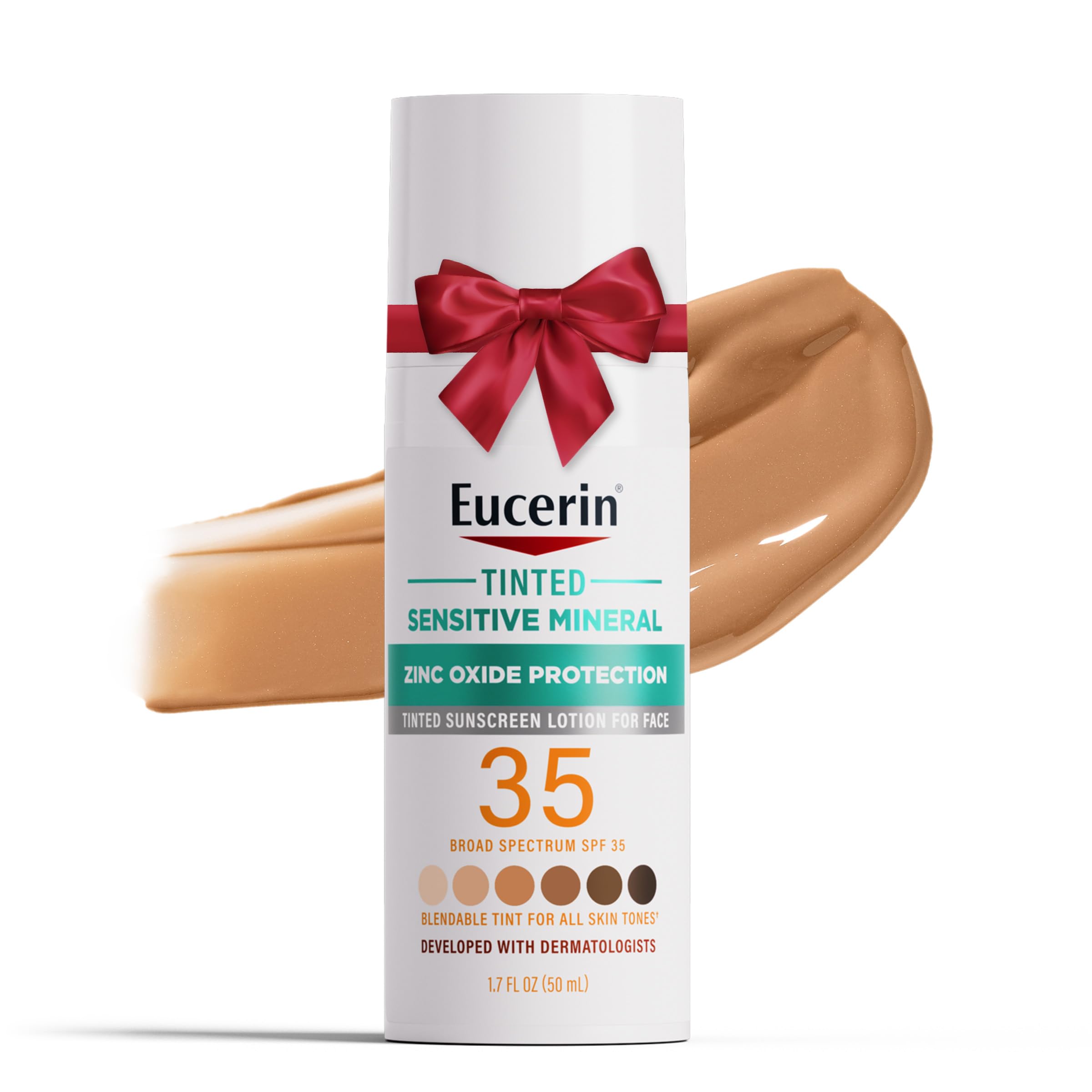 Eucerin Tinted Mineral Face Sunscreen Lotion SPF 35