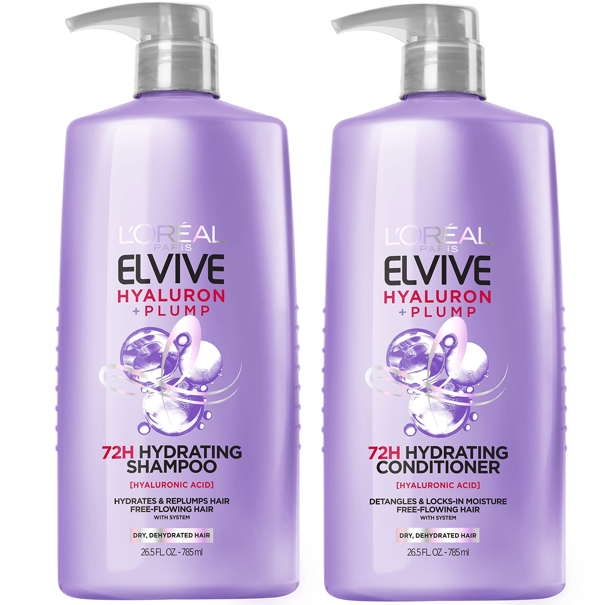 Hyaluron Plump Shampoo and Conditioner Set