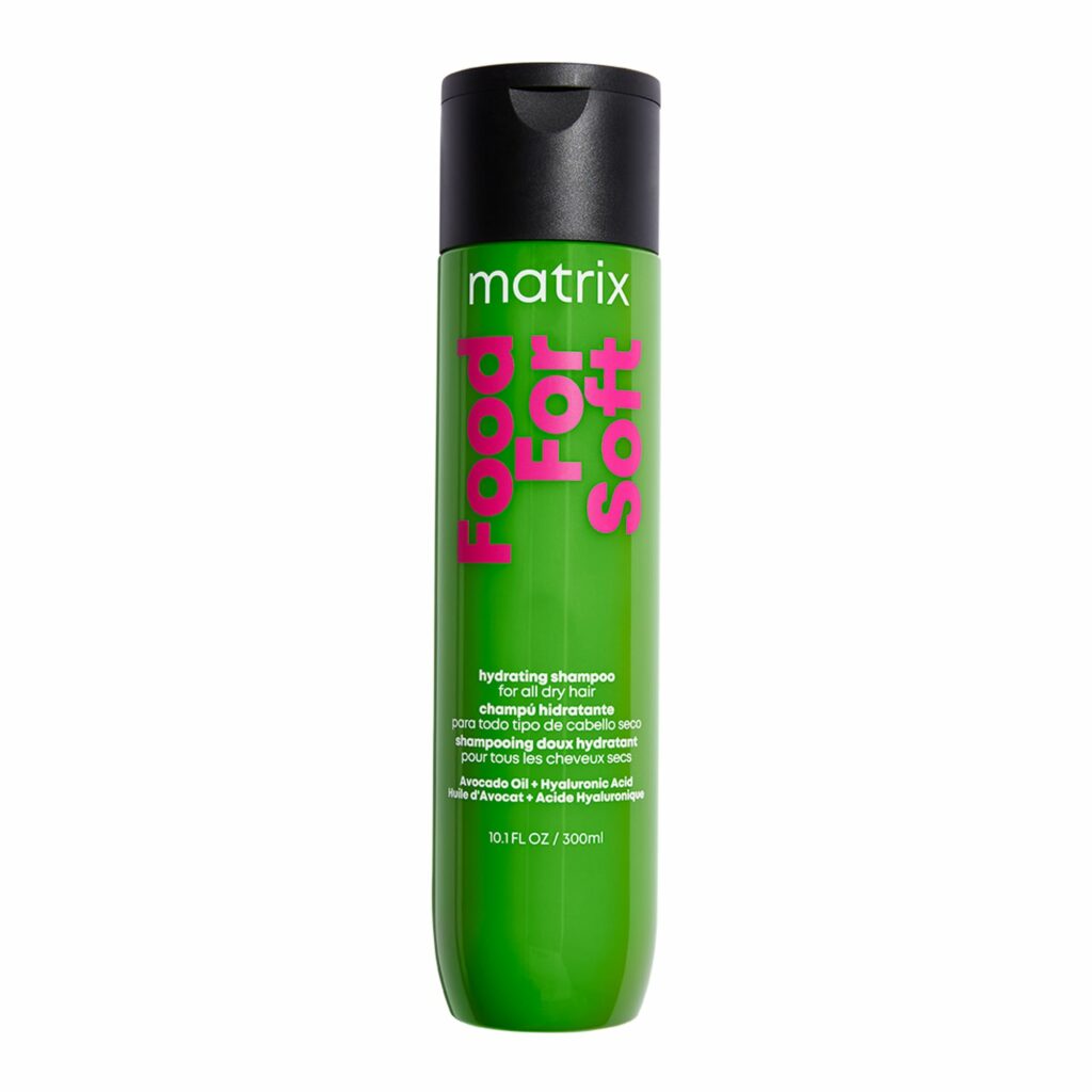 Matrix Food For Soft Shampoo | Hydrating Shampoo for Dry & Brittle Hair | Moisturizes, Softens, & Smooths | With Avocado Oil & Hyaluronic Acid | Suitable for Color Treated Hair | Vegan