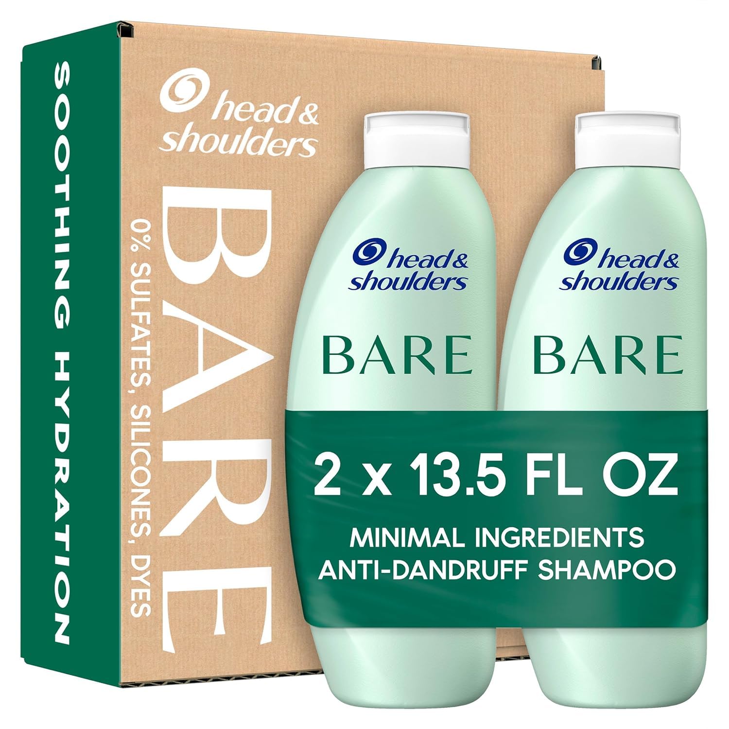 Head & Shoulders BARE Dandruff Shampoo Twin Pack