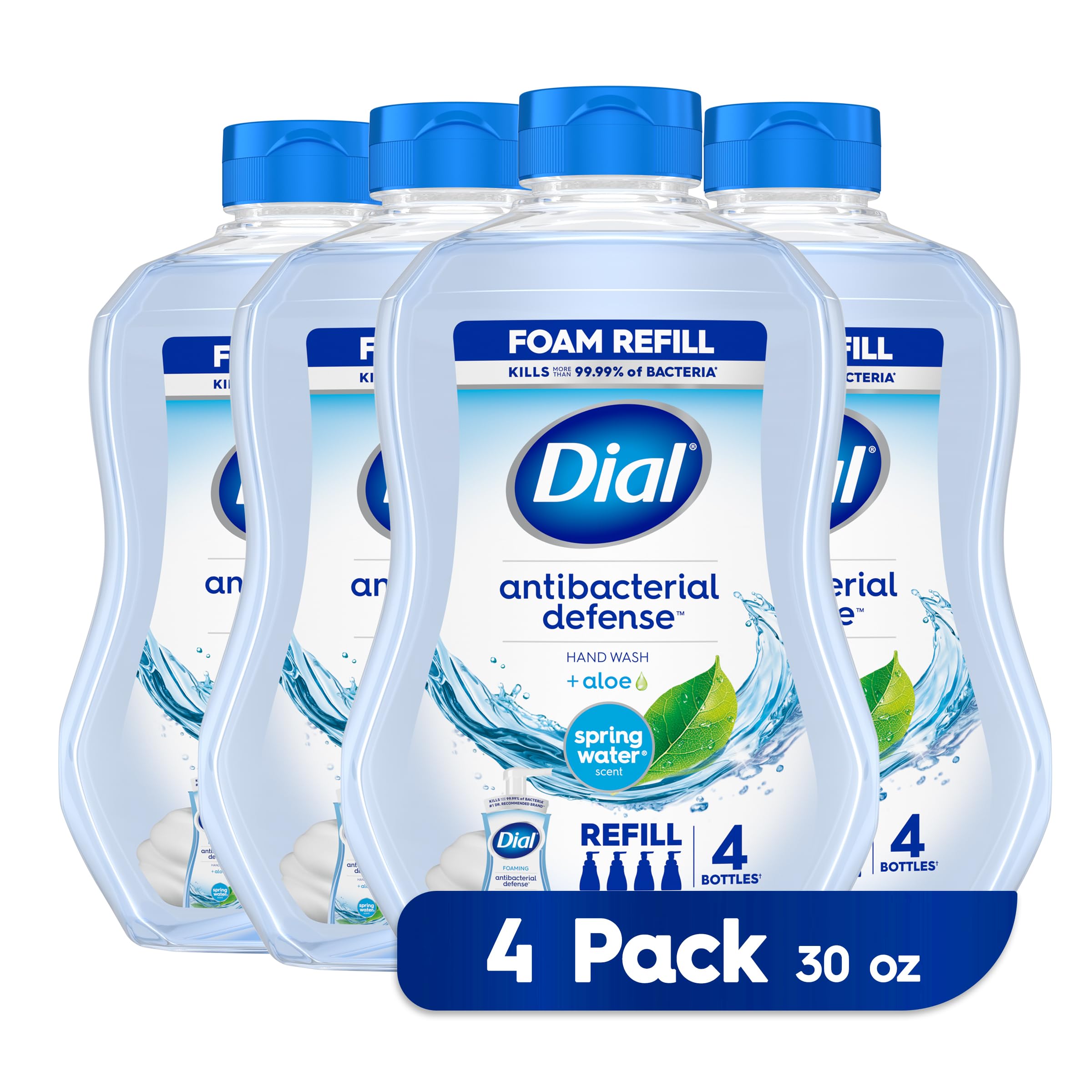 Dial Antibacterial Foaming Hand Wash Refill, Spring Water