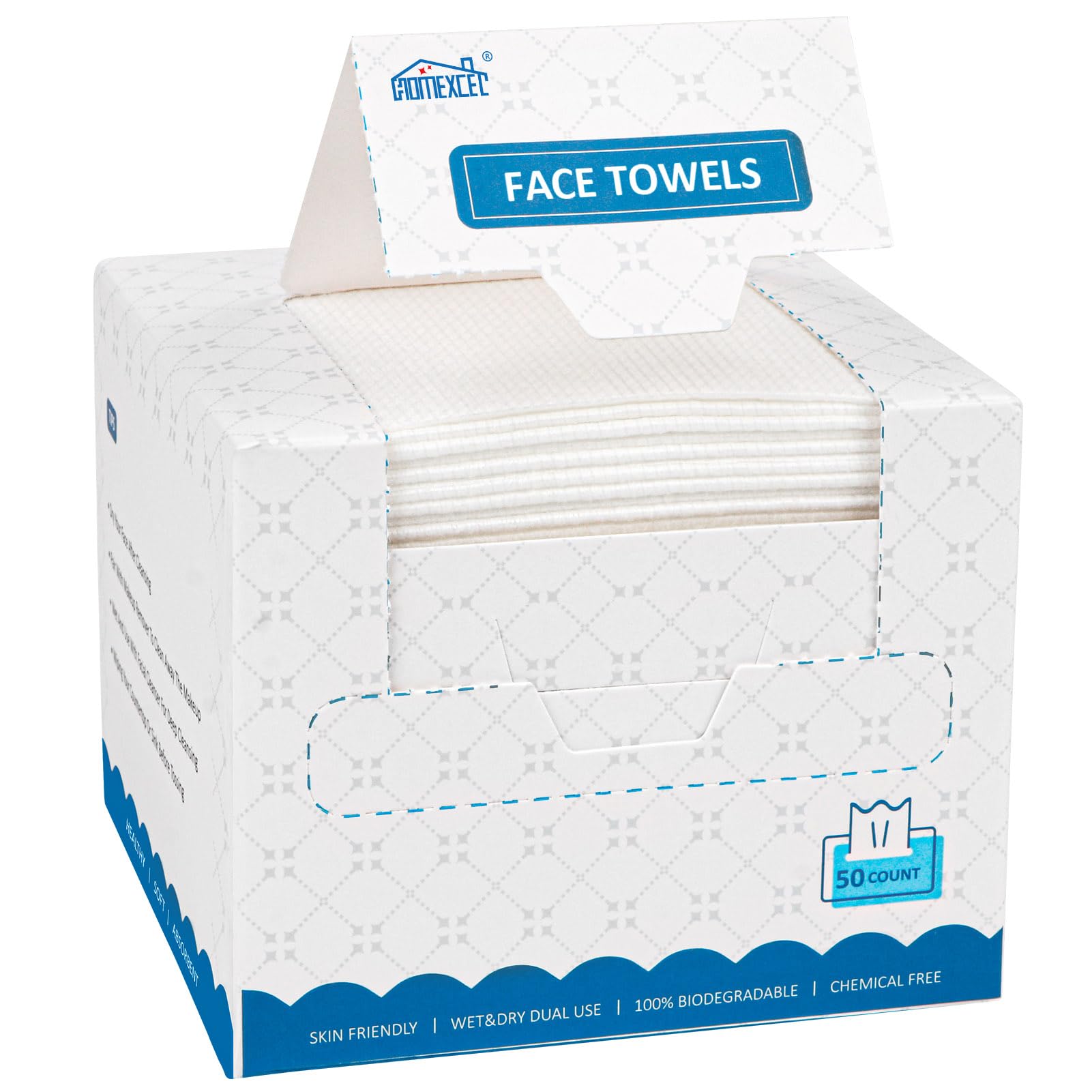 HOMEXCEL Disposable Face Towelettes